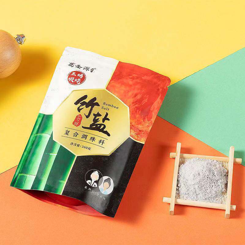绿时代葛圣源复合调味料三考竹盐家用炒菜煎炸煮菜熬汤的工厂直供