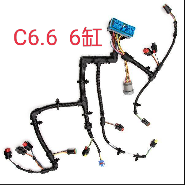 挖掘机配件 卡特C6.6 帕金斯6缸发动机线束 3161C062 3161C061