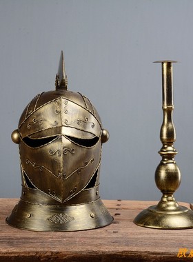 欧洲中世纪风斯巴达武士网咖摆件