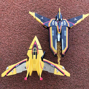 迪迦飞机胜利飞燕号一号二号战斗机模型声光手办儿童变形玩具男孩