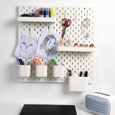 免打孔洞洞板壁挂收纳架