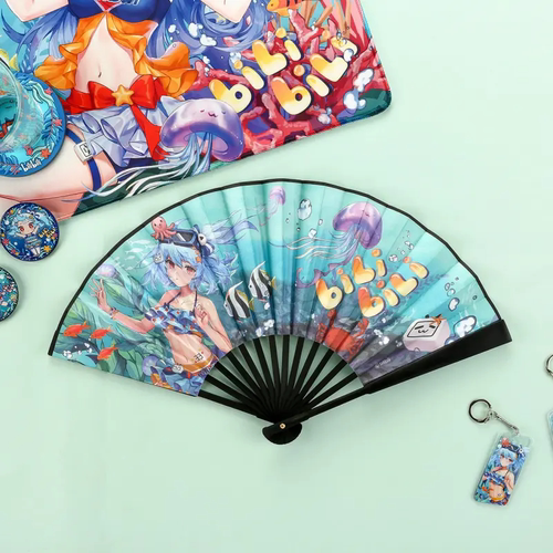 哔哩哔哩 2233娘 水着系列折扇 动漫二次元周边 正版