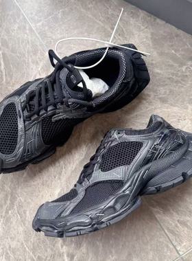 巴黎Stapler订书机老爹鞋女2025秋冬休闲厚底透气网运动情侣鞋男