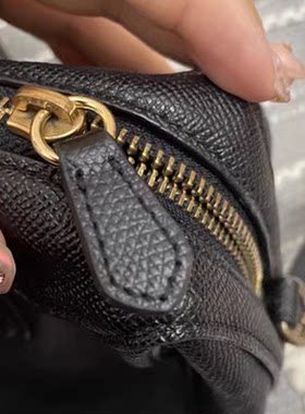 适用于coach蔻驰波士顿包托特包贝壳包配件真皮牛皮拉头拉链头