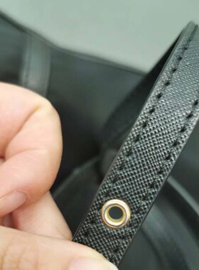 适用mk Voyager托特包购物袋十字纹包带替换肩带打孔手提包带配件