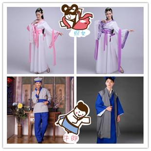 七夕牛郎织女古装嫦娥后羿演出服七夕节仙女 cosplay摄影写真服装