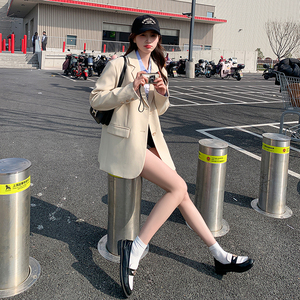 有货，通勤金属扣西装外套2C3555-6062-P130-K218图片