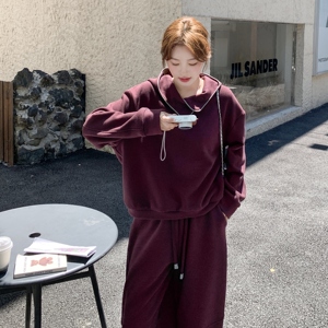 大货 春款华夫格卫衣套装2C355-9106-P180-K288图片