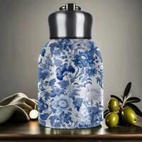 The light luxury 316 stainless steel peacock koi retro water cup is portable and has a high level of appearance. It is a creative outdoor little chubby boy thumbnail 8
