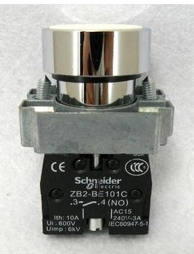 原厂施耐德 按钮开关 普通平钮 XB2BA11C XB2-BA11C