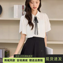 上衣淑女 珂莱商场同款 衬衫 2025夏新款 KE01345E1 气质通勤百搭短袖