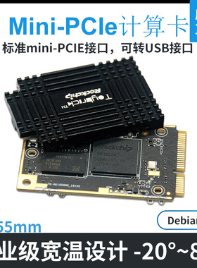 Toybrick 神经计算棒 TB-RK1808M0 Mini-PCIe AI计算卡  二代