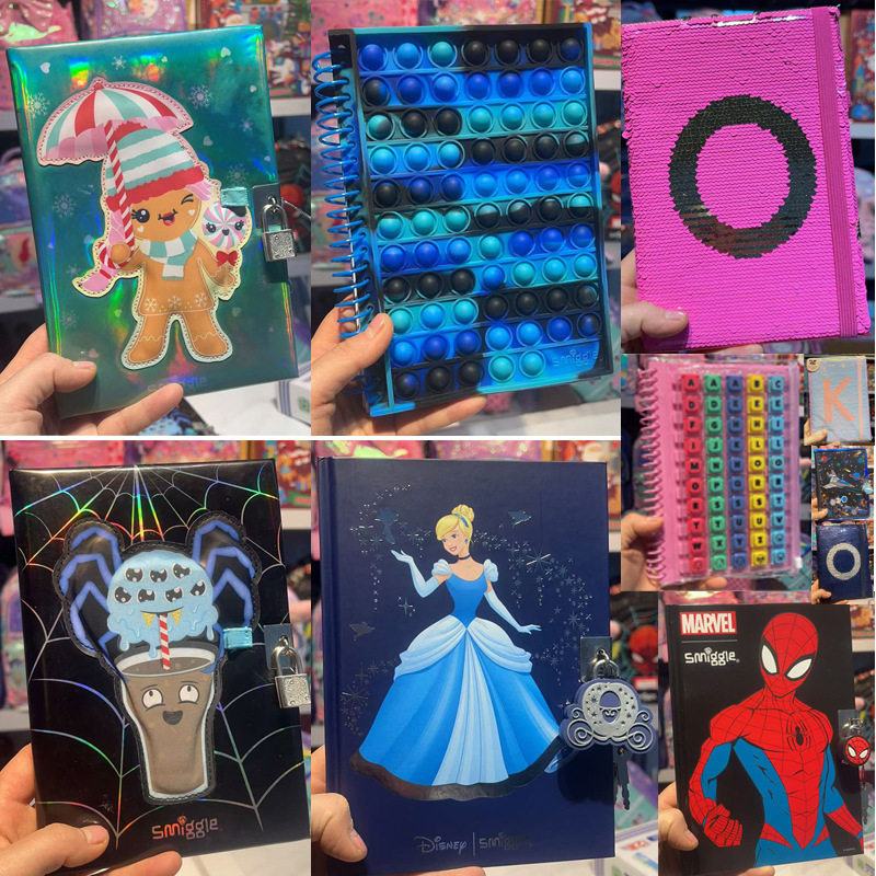 澳洲smiggle笔记本学生卡通日记本手账本儿童带锁秘密文具礼盒,文具电教/文化用品/商务用品,笔记本/记事本,淘宝优惠券,粉丝福利购,淘宝优惠卷