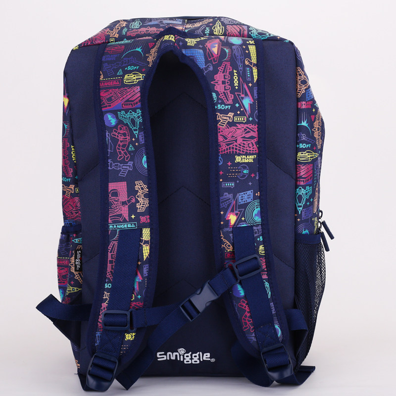 특별 제공 호주 SMIGGLE 더블 버클 학교 가방 초등학생 방수 부담 감소 학교 가방 어린이 소녀 소년 배낭