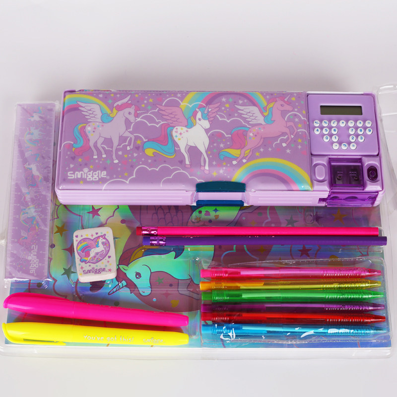 SPOT AUSTRALIAN SMIGGLE 문구 세트 초등학생 펜 상자 연필 볼펜 일기 자 선물 팩