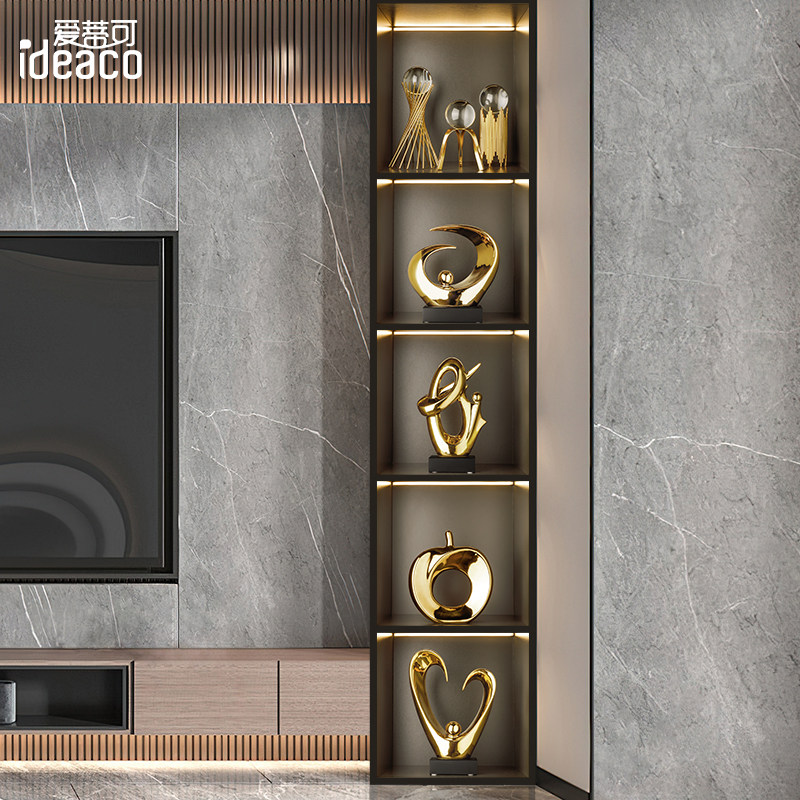 轻奢高级桌面摆件家居客厅电视酒柜玄关办公室招财装饰品暖居摆设,家居饰品,装饰摆件,淘宝优惠券,粉丝福利购,淘宝优惠卷