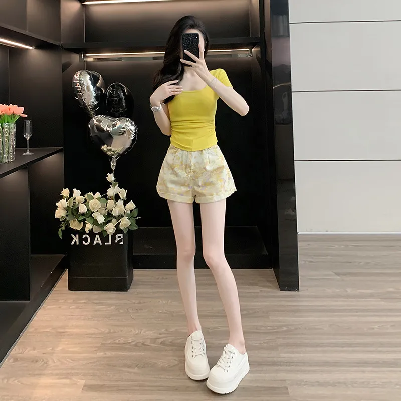 纯欲穿搭一整套女夏季御姐风修身