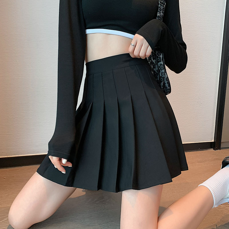 白色半身裙子夏女百褶裙2022新款胖mm遮肚显瘦a字短裙设计感小众在类目 女装/女士精品, 半身裙中 - 来自Buy2taobao.com提供专业的淘宝代购服务