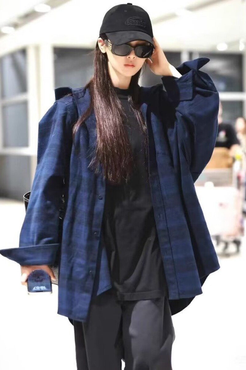 长袖衬衫日系港风ins宽松衬衣男生夏季潮流百搭休闲外套CSS701P75图片