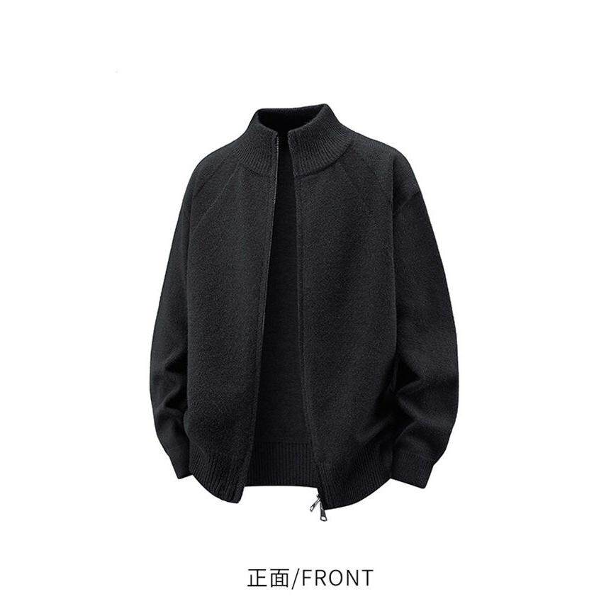 男士立领开衫毛衣搭配休闲裤男装穿搭针织外套运动套装NB207P55,男装针织衫/毛衣,电商D256-2(原A064-2)