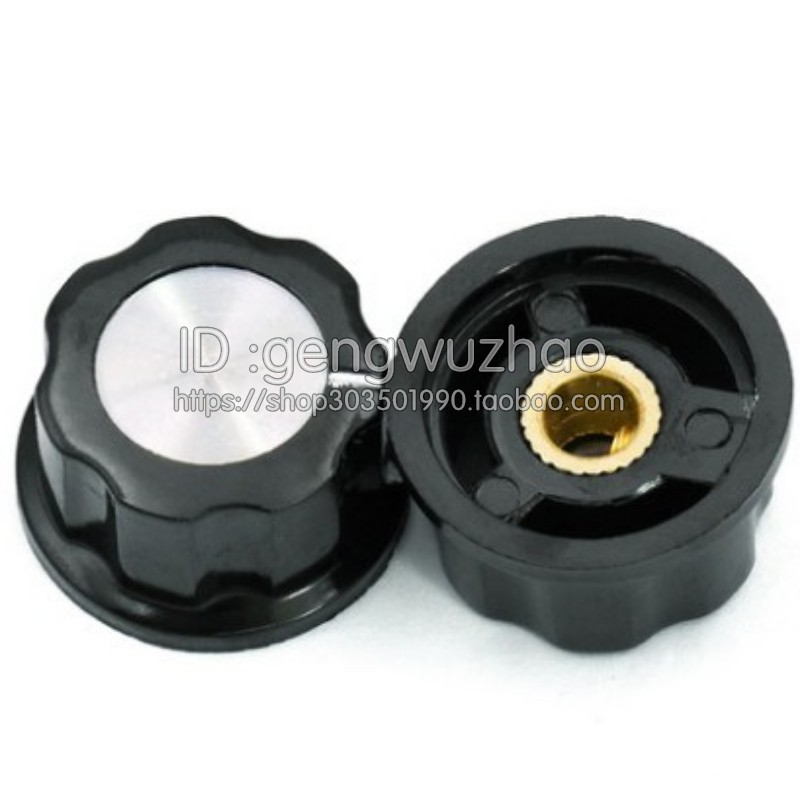 MF-A03 胶木 旋钮帽 电位器旋钮帽子 WH118/WX050等 铜芯内孔6mm