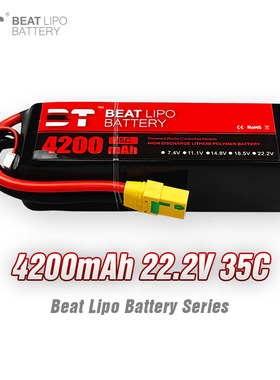 BT LIPO倍特电池4200mAh/6S/22.2V/25C/35C/航模电池