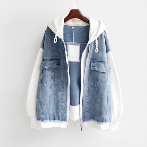 痞帅春秋连帽棒球服卫衣ins潮