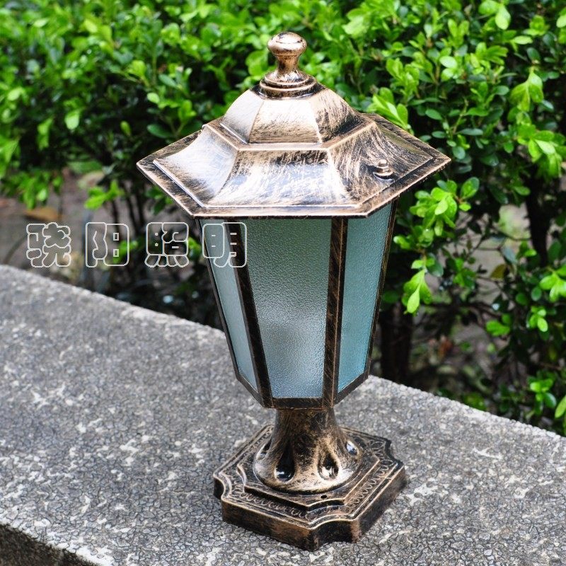 led铝合金墙头灯柱头灯 室外围墙灯花园灯防水门柱灯栏杆灯立柱灯