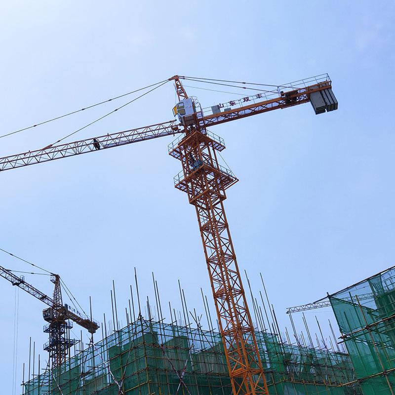 山东牌qtz160塔吊6515工地塔机10塔式起重机