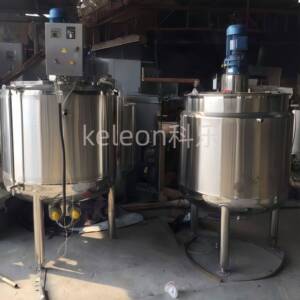 食品级不锈钢冷热缸蒸气加热和电加热搅拌