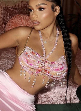 欧美跨境性感夜店演出造型饰品