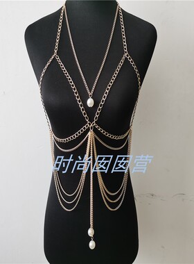 欧美热销合金仿珍珠项链饰品