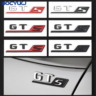 A45S 适用奔驰海外改装 GT50C63S GTSC CLA45S尾标字母贴 车标GTR