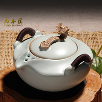 元本道全手工開(kāi)片汝瓷功夫茶具