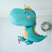 气球装 饰恐龙卡通动物铝膜儿童宝宝生日周岁派对场景布置氦气飘空