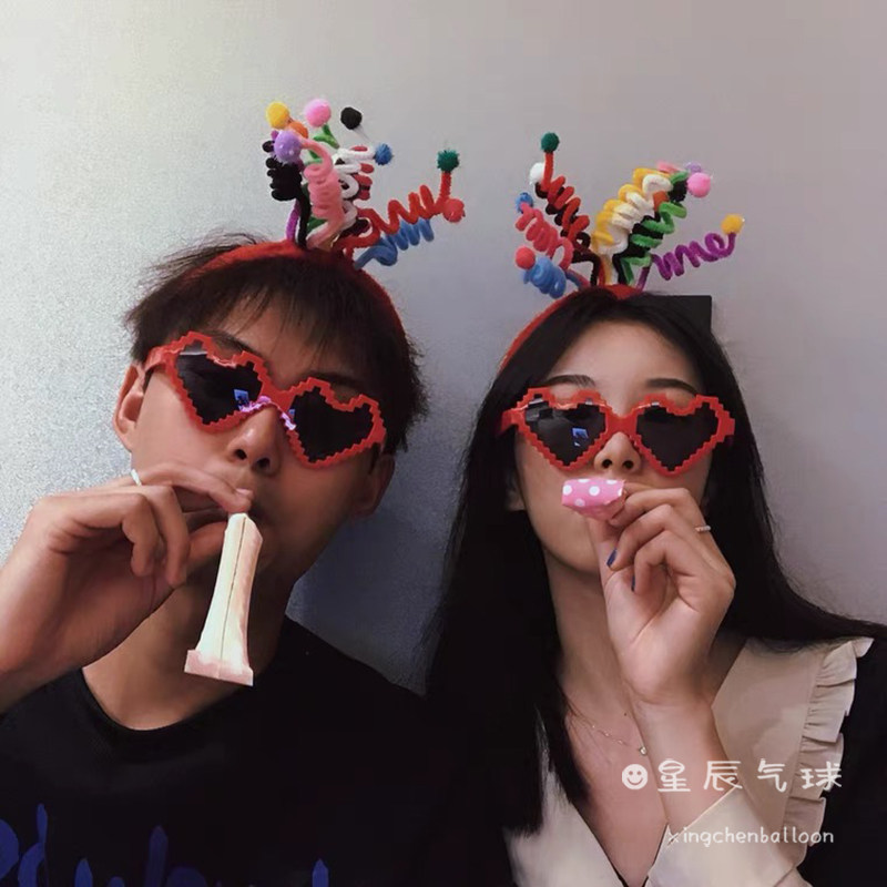 儿童生日发箍弹簧头饰发夹装饰周岁拍照道具场景布置男孩女孩派对,节庆用品/礼品,节日装扮用品,淘宝优惠券,粉丝福利购,淘宝优惠卷