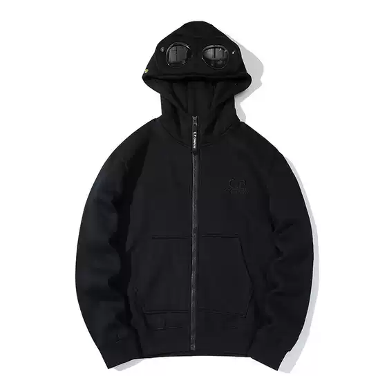 Men Round Lens Cp Sweatshirt Pullover Pure Cotton Hooded
