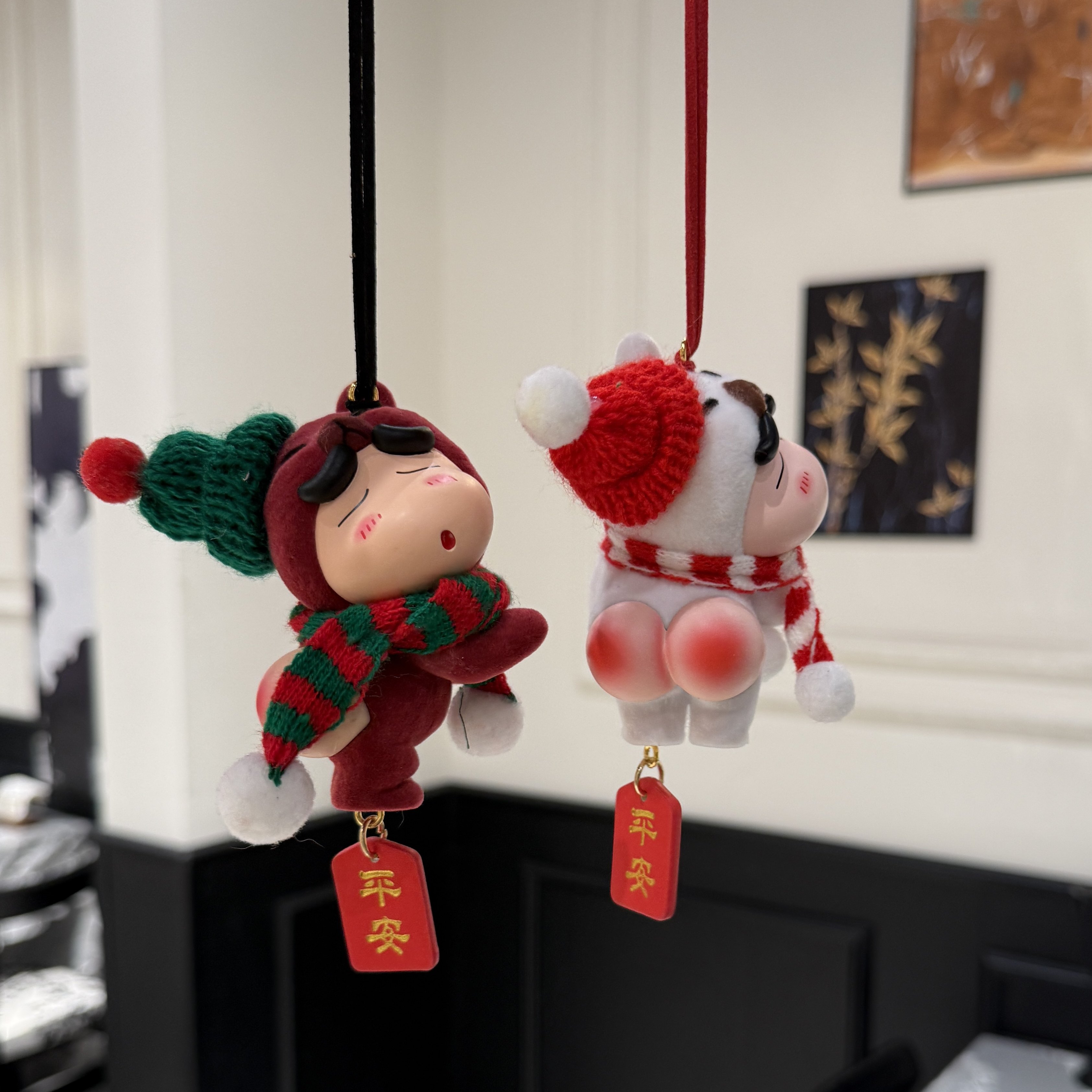 圣诞节礼物氛围装饰小新汽车挂件