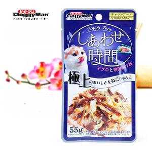 多格漫猫妙鲜肉包吞拿鱼鲣鱼系列55g12包成幼猫咪零食猫罐头