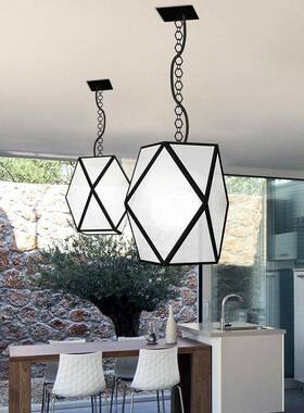 G-0610户外防水庭吊灯现代简不约创意台庭院凉院亭吊灯阳室外锈钢