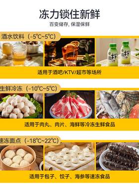 除门雾冷藏冻展示柜立式榴冰冷柜商用生鲜柜灯箱款莲低27温柜