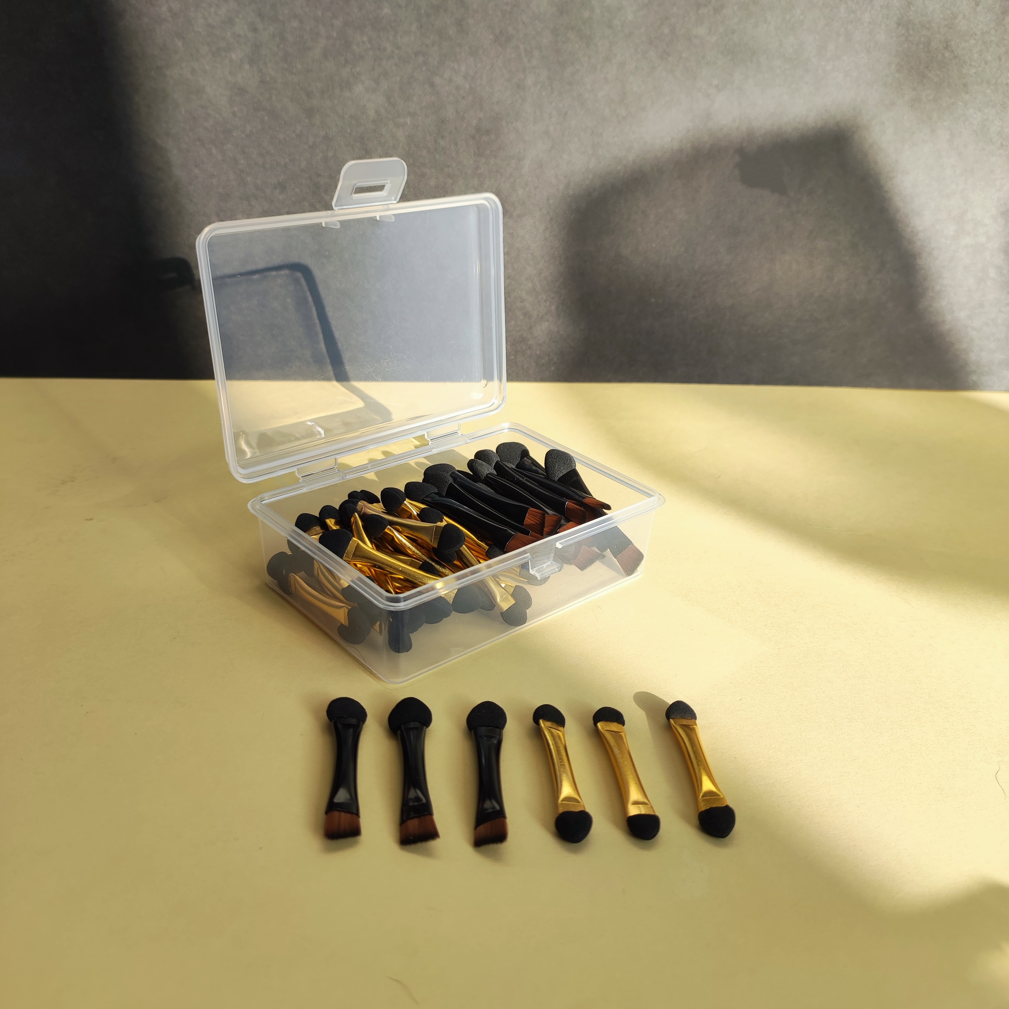 双头斜角眉刷眼影刷眼影棒铺色刷晕染刷眉粉鼻影刷眼部化妆刷套装,彩妆/香水/美妆工具,化妆刷,淘宝优惠券,粉丝福利购,淘宝优惠卷