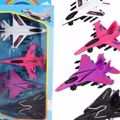 A380耐摔飞机模型回力战斗机美霸