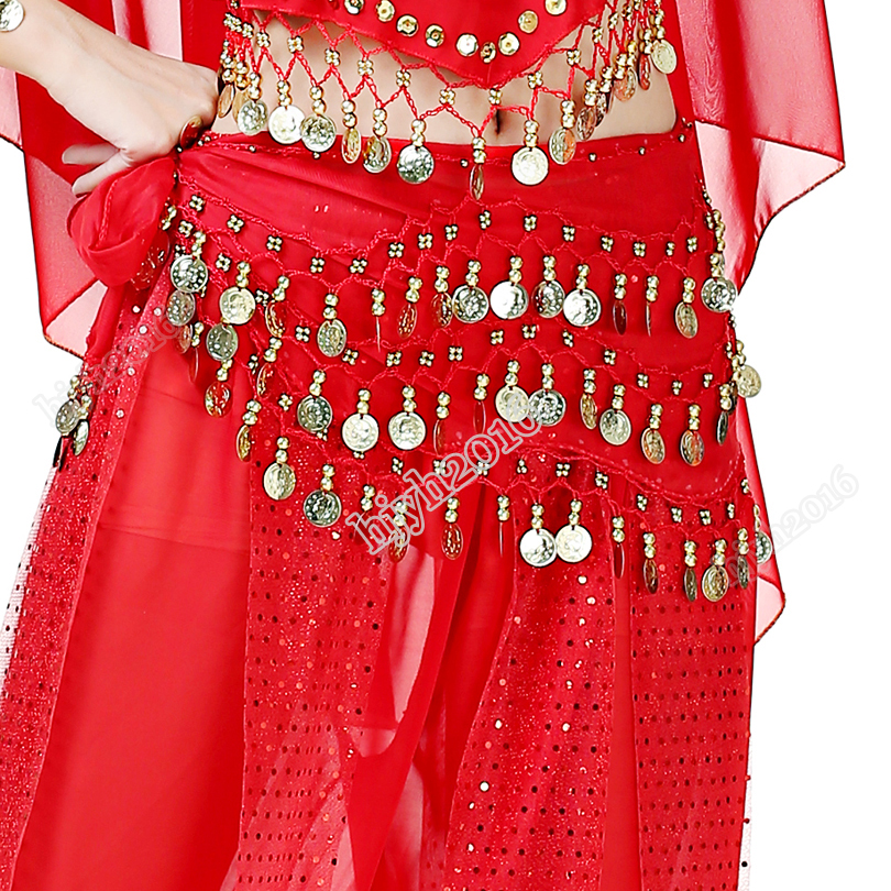 肚皮舞腰链雪纺三层腰链