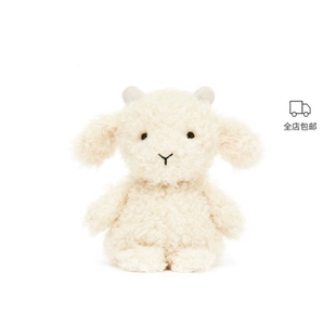 英国jellycat卷毛小山羊毛绒玩具小羊玩偶安抚玩具开学生日礼物