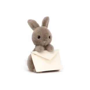英国Jellycat信使兔子信封邦尼兔柔软可爱安抚毛绒玩具玩偶礼物