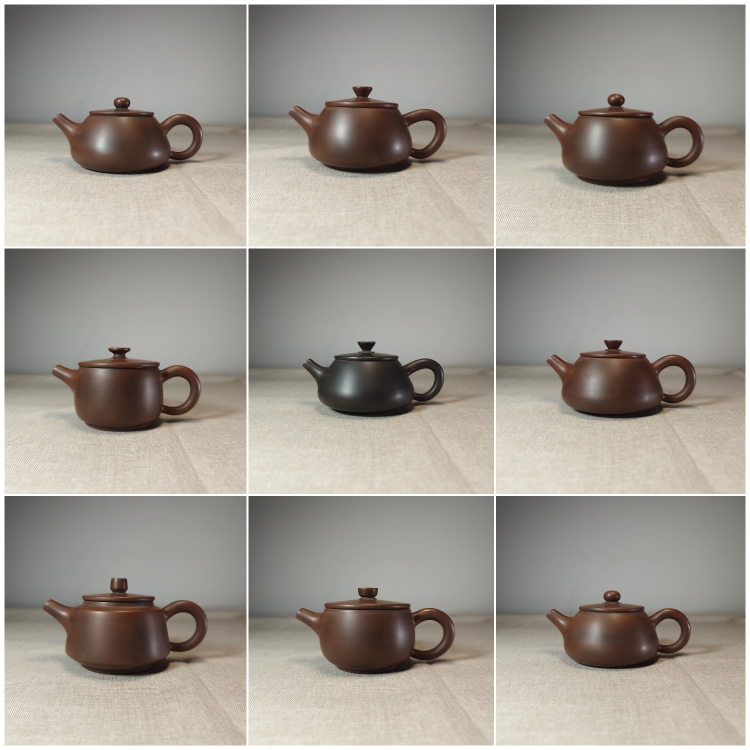 广西钦州坭兴陶手工小品容量茶壶原矿手拉坯功夫茶具非紫砂建水陶