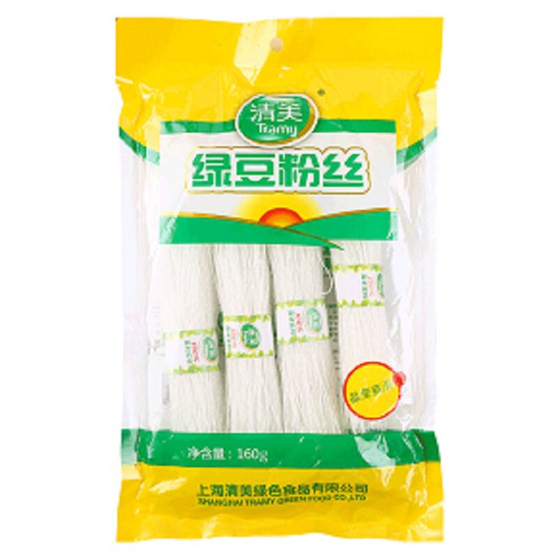 上海清美绿豆粉丝素食面速食火锅红薯扇贝蒜蓉米粉酸辣粉火锅凉拌