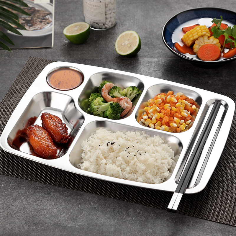 onlycook食堂餐盘304饭盒多格