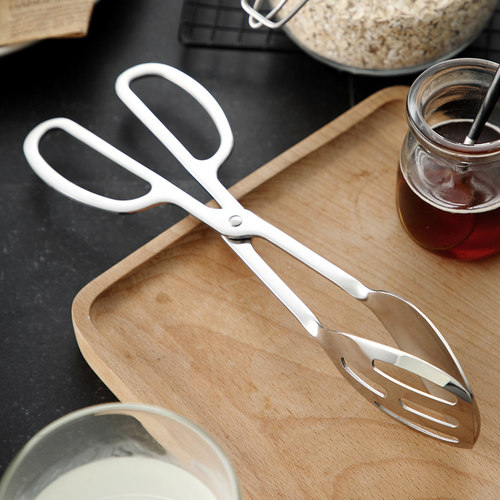 onlycook加厚不锈钢沙拉自助餐夹